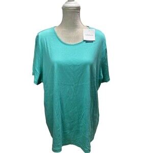 Nwt Croft & Barrow The‎ Classic Tee Crewneck T-Shirt 2X Short Sleeve Top